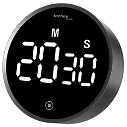 Таймер кухонний Technoline KT600 Magnetic Touchscreen Black (KT600) - мініатюра 1