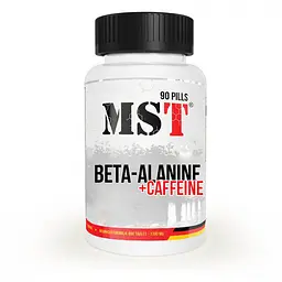 Амінокислота MST Nutrition Beta-Alanine + Caffeine, 90 таблеток