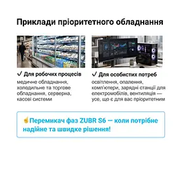 Перемикач фаз 3ф 50А S6-50 red ZUBR ( 4820120222771 ) - мініатюра 5