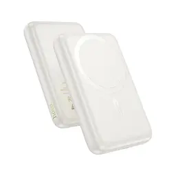 Батарея універсальна HOCO 10000mAh Grace PD/20W Magnetic White (J141 / 714985)