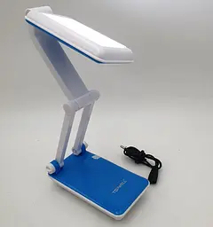 LED-лампа трансформер 30 см сенсорна світлодіодна 2 W настільна акумуляторна 800 mAh TOPWELL 1019 синя - мініатюра 4