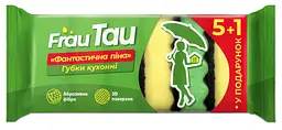 Уцінка. Губки кухонні Frau Tau Фантастична піна 6 шт. - мініатюра 1
