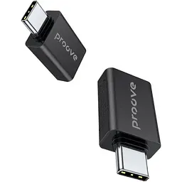 Перехідник Proove Extension OTG USB-A to USB-C Black (HBEX00101001) [130304] - мініатюра 3