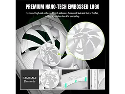 Корпусний вентилятор Gamemax Tornado T12 ARGB-R White - мініатюра 5