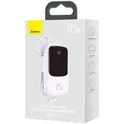 Умб Baseus Qpow Digital Display Quick Charging Power Bank (з Type-C Cable) 20000mAh USB/Type-C/Lightning, 22.5W/5A, PD/QC (PPQD-I02) 000008653-up - мініатюра 9