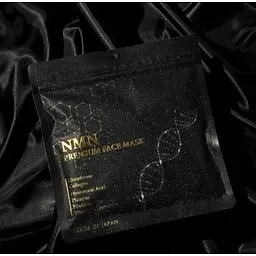 Маска для обличчя Kor Japan NMN Premium Face Mask Тканинна з NMN і глутатіоном 30 шт (4580698816580) - мініатюра 4