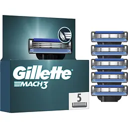 Змінні картриджі для гоління Gillette Mach3 5 шт.