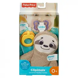 Іграшка-тримач для соски Fisher-Price Лінивий (GNP46) - мініатюра 2