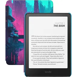 Електронна книга Amazon Kindle Paperwhite Kids 12th Gen 16GB 2024 with Cyber City Cover [126137]