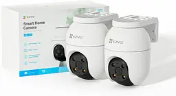 Набір 2 WiFi камери EZVIZ C8c 2MP, 360°, нічне бачення, трекінг, звук - мініатюра 10