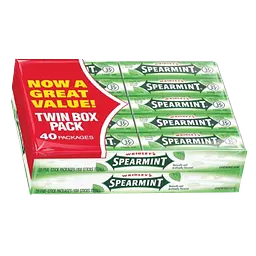 Упаковка жувальних гумок Wrigley's Spearmint Chewing Gum 200 шт.