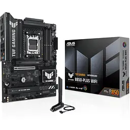 Материнська плата Asus TUF Gaming B850-PLUS WIFI sAM5 B850 4xDDR5 M.2 HDMI DP WiFi BT ATX - мініатюра 10