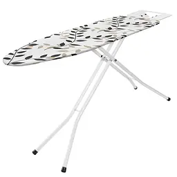 Дошка для прасування Casa Si Superstandard Basic 120x38 White/Black Leaves (CS95150E166) - мініатюра 2