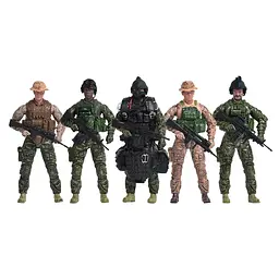 Ігровий набір фігурок солдатів Elite Force Морські котики, 5 фігурок (101837) - мініатюра 2