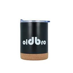 Кавовий кухоль OldBro для старого друга з корковим дном 360 мл BlackClassic із нержавіючої сталі з подвійними стінками - мініатюра 2