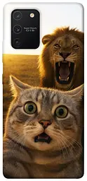 Чохол Demsky Shocked cat and lion для Samsung Galaxy S10 Lite