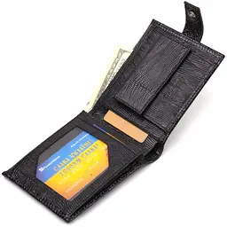 Чоловічий шкіряний гаманець Canpellini 12,2х9,5х2 см acs0025667 - мініатюра 4