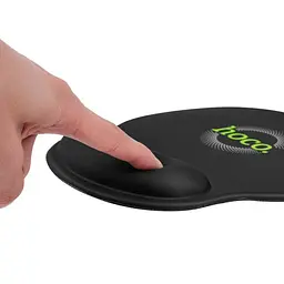 Килимок для миши Hoco GM30 Polar Fox mouse pad with wrist support Чорний - мініатюра 4