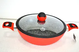 Сотейник Meisterklasse MK-1034 red marble 28см 3,6л - мініатюра 4