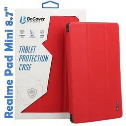 Чохол-книжка BeCover Smart для Realme Pad Mini 8.7 Червоний (708260) - мініатюра 4
