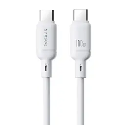 Кабель Baseus Silky Series Cable Type-C to Type-C 100W 2m P10377704213-01 White