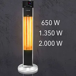 Обігрівач інфрачервоний Trotec IRS 2000 E 2000 W Silver/Black (1410003920) - мініатюра 8