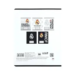 Зошит Kite Real Madrid, 18 аркушів, лінія (RL26-237), в асортименті - мініатюра 7