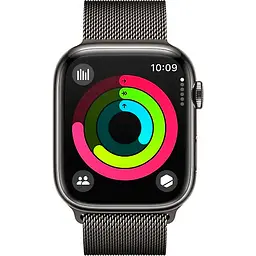 Смарт-годинник Apple Watch Series 9 GPS + Cellular 45mm Graphite Stainless Steel with Graphite Milanese Loop (MRMX3) [92677] - мініатюра 4