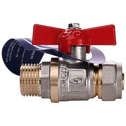 Кран кульовий Solomon 16х1/2″ B1183 зовнішня різьба - мініатюра 4