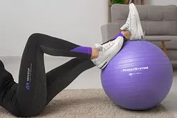 М'яч для фітнесу (фітбол) Power System PS-4011 Ø55 cm PRO Gymball Purple (PS-4011_55cm_Purple) - мініатюра 5