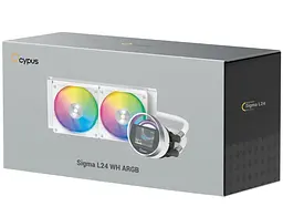 СВО Ocypus Sigma L24 ARGB White (SIGMA-L24-WH2AAWWN00X-GL) - мініатюра 8