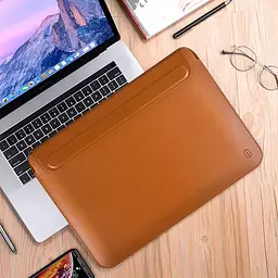 Чохол із підставкою SKIN PRO Portable Stand Sleeve 13.3" Коричневий Wiwu teh0029721 - мініатюра 7