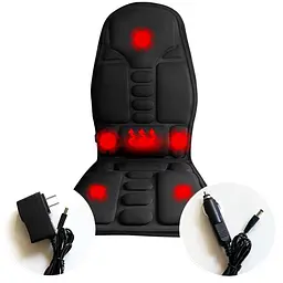 Масажна накидка No Brand Massage Cushion JB-100B з підігрівом 220V Black - мініатюра 5