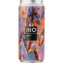 Пиво IIIO Mantra світле нефільтроване 5.5% 0.33 з/б