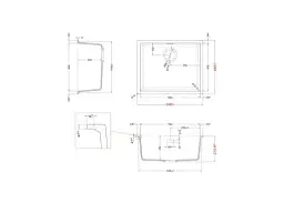 Кухонна мийка Elleci Zen 105 White K96 - мініатюра 4