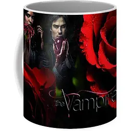 Кухоль GeekLand The Vampire Diaries roses VD.002.14 330 мл білий - мініатюра 2
