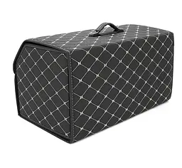 Складаний шкіряний автомобільний органайзер Voltronic CXJ-BIG-BG 540x320x300 Black-Gold - мініатюра 4