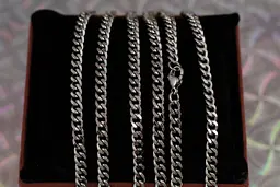 Ланцюг Xuping Jewelry панцирний гурмета 60 см 4 мм сріблястий