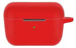Чохол-накладка DK Silicone Candy Friendly з карабіном для Sennheiser CX Plus True Wireless (017221) (red) - мініатюра 2