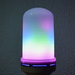 Led-лампа з ефектом полум'я Фіолетова LED FLAME LIGHT Е27 світлодіодна лампа з ефектом полум'я - мініатюра 6