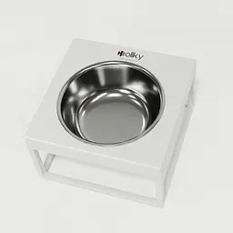 Hollky Base Solo M — миска на підставці для котів і середніх собак (1 × 0,8 л) - мініатюра 3
