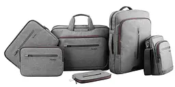 Сумка Yenkee Portable TARMAC Messenger Bag YBT 1070GY Grey (7137047) - мініатюра 5