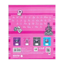 Зошит Kite Monster High, 12 аркушів, коса лінія (MH25-235), в асортименті - мініатюра 8