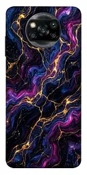 TPU чохол Demsky Purple space marble для Xiaomi Poco X3 NFC / Poco X3 Pro