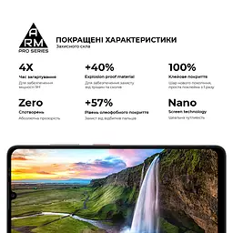 Захисне скло на ZTE Blade A76 4G з олеофобним покриттям, Pro, повне проклеювання, антистатичний і пиловідштовхуючий шар, 9H, самоклеючеся, 2.5D, на весь екран, антистатичний клей, ArmorStandart (ARM87520) - мініатюра 5
