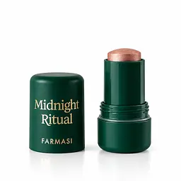 Набір декоративної косметики з косметичкою Farmasi Halloween Midnight Ritual туш тіні блиск для губ хайлайтер 5 предметів - мініатюра 5