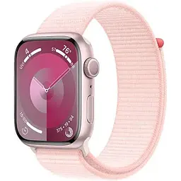 Смарт-годинник Apple Watch Series 9 GPS 45mm Pink Aluminum Case w. Light Pink S. Loop (MR9J3)