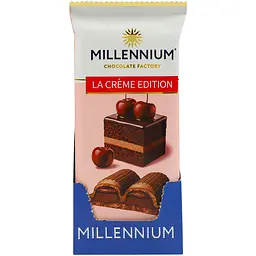 Шоколад Millennium La Creme Edition молочний з кремовою та вишневою начинкою 100 г - мініатюра 3
