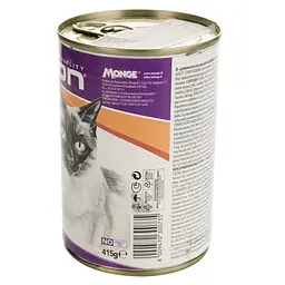Вологий корм для котів Gemon Cat Wet Adult лосось з креветками 415 г (7030073) - мініатюра 2