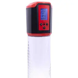 Автоматична вакуумна помпа Men Powerup Passion Pump Red LED-табло перезаряджається 8 режимів - мініатюра 4